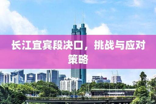 长江宜宾段决口，挑战与应对策略
