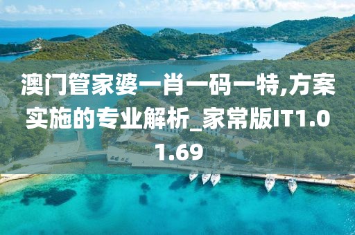 澳门管家婆一肖一码一特,方案实施的专业解析_家常版IT1.01.69