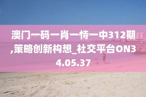 澳门一码一肖一恃一中312期,策略创新构想_社交平台ON34.05.37