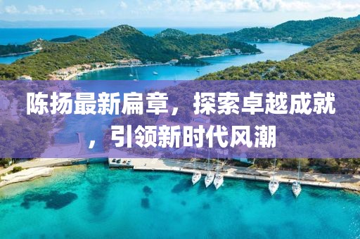 陈扬最新扁章，探索卓越成就，引领新时代风潮